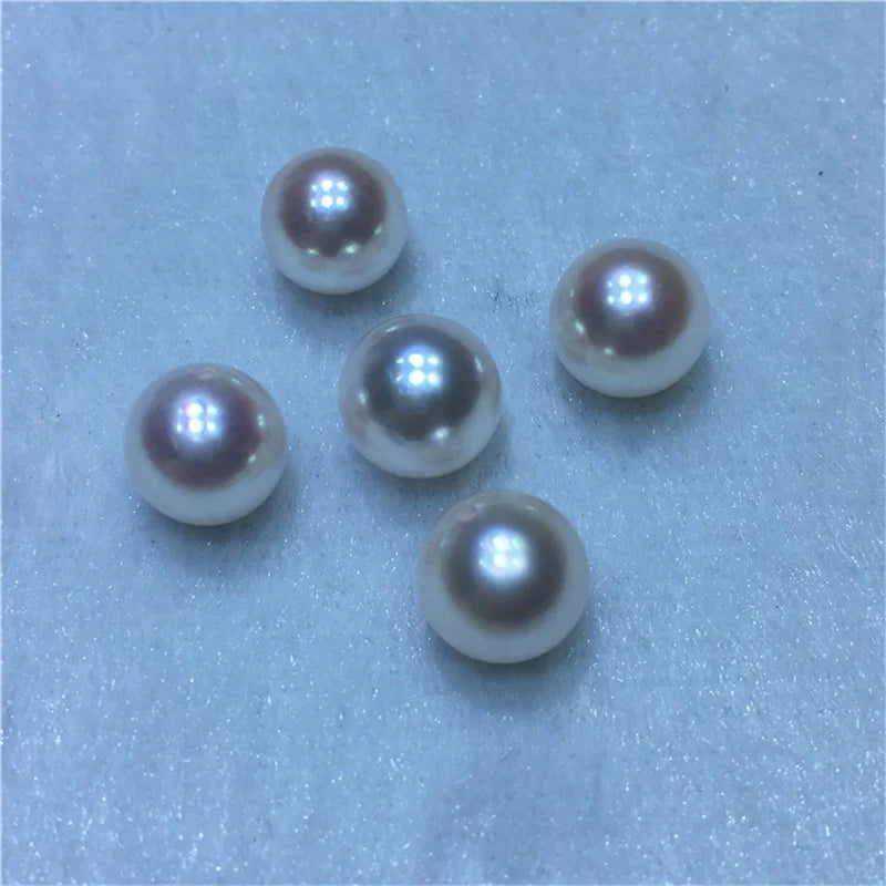 Wholesale Loose Pearls 3mm-8mm White Round Natural Fresh Water Pearl for Jewelry Production