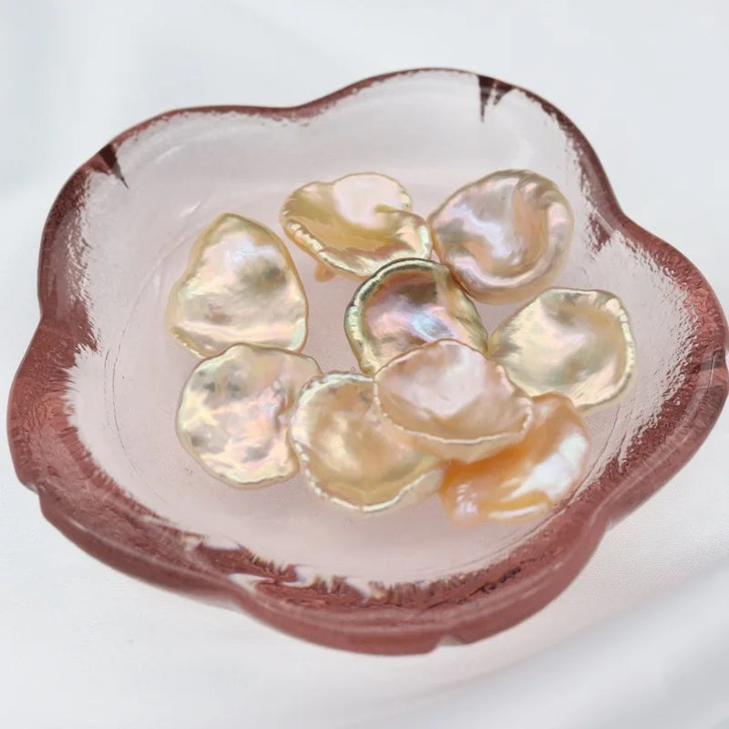 High Quality Baroque Natural Freshwater Keshi Pearls White Pearl in Petal Shape for Jewelry Making Loose Wholesale Price