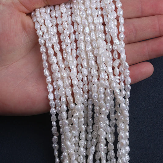 4-5mm Wholesale Freshwater Keshi Baroque Natural Pearl Beads for Jewelry Making