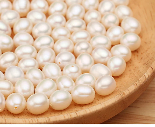 100%real Freshwater Pearl 2a Perfect Half Hole Button Pearls Wholesale Low Price White pink Purple Natural Pearl for Ring Making