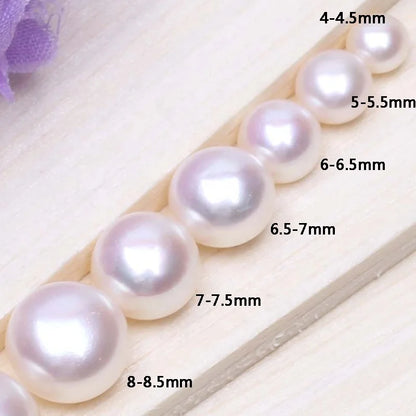 China Factory Wholesale Cheap 3A Button Freshwater Pearls  Button Shape Half Hole Freshwater Pearl Price