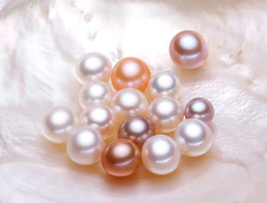 2-11mm 4A White Pink Purple Color Perfect Round Natural Freshwater Pearl Loose Pearls No Holes Wholesale Price