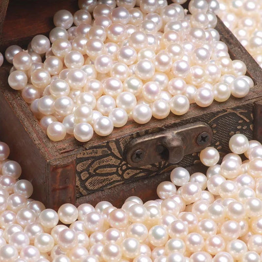 China 3A Excellent Quality Loose Freshwater Pearl 3mm~12mm Real Round White/Pink/Purple Shell Natural for Jewelry Earring