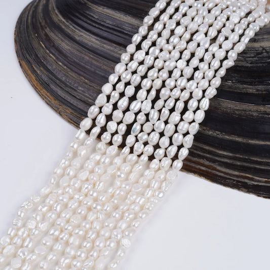 A Grade 6-7mm Natural Color Loose Baroque Pearl for DIY
