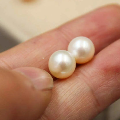 White 2-11.5mm Round Half Drilled Hole No Hole Full Hole 5A Quality Natural Real Fresh Water Pearl Loose Pearls Wholesale Price