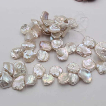 Natural Cultured Irregular Shape Pearls Wholesale Price Keshi Pearls for Jewelry Making 14mm Baroque Pearls