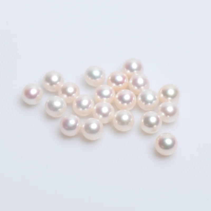 High Quality Loose Round Half Hole Freshwater Pearl 2-10mm 3a Grade Wholesale Natural Cultured Freshwater Pearl Beads