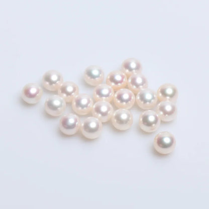 High Quality Loose Round Half Hole Freshwater Pearl 2-10mm 3a Grade Wholesale Natural Cultured Freshwater Pearl Beads