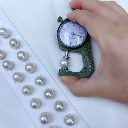 A High Quality Wholesale Price Irregular Shape 9-12mm Loose Pearls Large Size Nucleated Baroque Freshwater Pearl