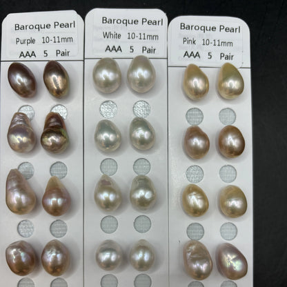 High Gloss Small Size Baroque White/Pink/Purple Freshwater Pearl High Quality Natural Drop Jewelry Making Loose Pearls