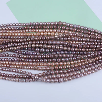 9-15mm a Grade Natural Color Round Natural Edison Freshwater Pearls for Jewelry Making