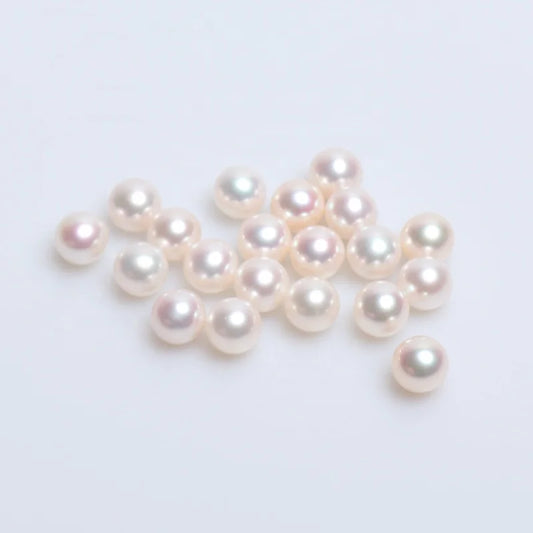 Zhuji Wholesale Cultured 3A Half Hole/fullhole/no Hole Loose Pearls 2.5mm-8mm Various Size Freshwater Pearl