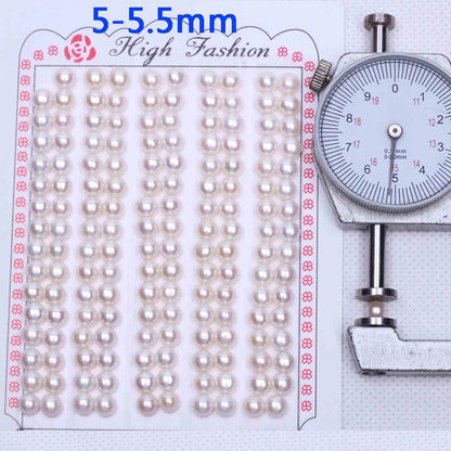 Zhuji Supplier Button Shape Freshwater Pearl for Jewelry Making 2.5-8mm Wholesale 3a Grade Loose Pearl Beads