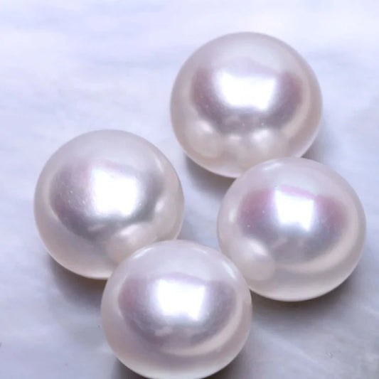 Bulk Quality 2-11mm Round Natural Fresh Water Pearl 3A Half Hole Pearl Flat Bead Jewelry