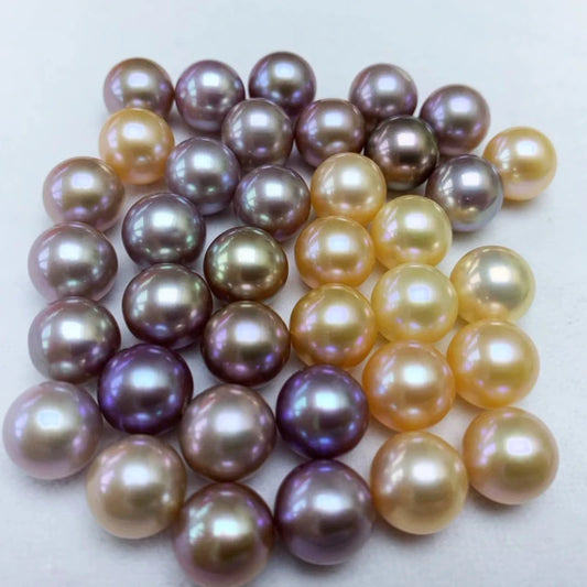 High Quality 3A Freshwater Pearl 3-11.5mm Round Shape in White/Pink/Purple Natural Loose Pearls for Jewelry Making