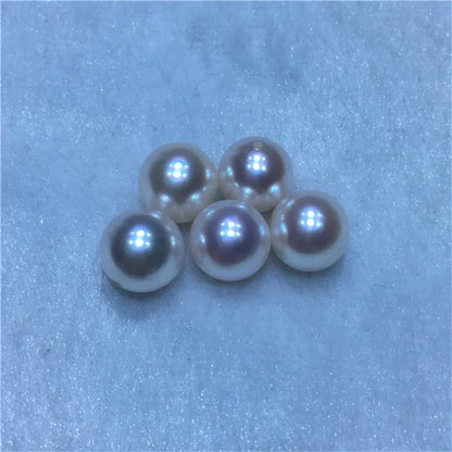 Wholesale Loose Pearls 3mm-8mm White Round Natural Fresh Water Pearl for Jewelry Production