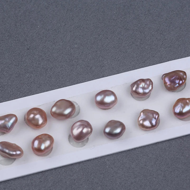Jewelry High Quality 5-6mm Keshi White Freshwater Pearl Earrings Small Size Natural Loose Pearls 10mm Wholesale Price