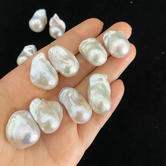 Loose Sale Baroque Pearl Natural Freshwater Irregular Shape Jewelry Making Material Multicolor