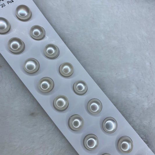 Zhuji Supplier Button Shape Freshwater Pearl for Jewelry Making 12-12.5mm Wholesale 4a Grade Loose Pearl Beads