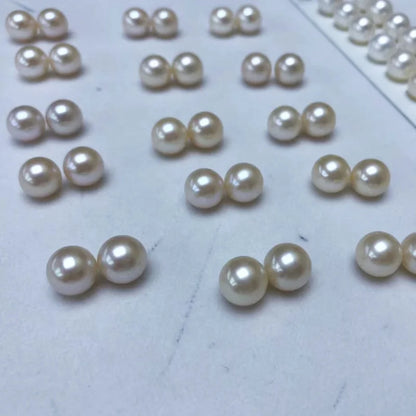 China Cultured Freshwater Pearls 4mm 5mm 6mm 3A Grade White Round Loose Natural Freshwater Pearls