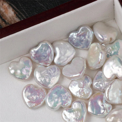 10-11mm Freshwater Baroque Pearl Heart Shape Natural Loose Pearls for Jewelry Making