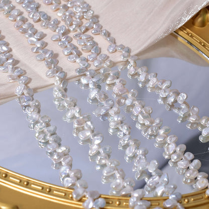 1089 Panax notoginseng natural freshwater pearl about 5-6mm baroque special-shaped pearl