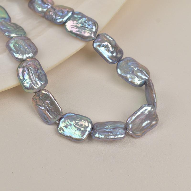 1078 Baroque cube shaped pearl natural freshwater pearl