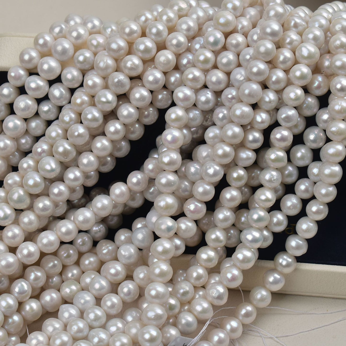 1143 8-9Mm Edison Round Bar Natural Freshwater Baroque Pearl DIY Jewelry Accessories Material