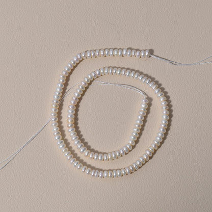 1211 flat sheet DIY handmade accessories natural freshwater pearl loose beads thick flat beads work in progress