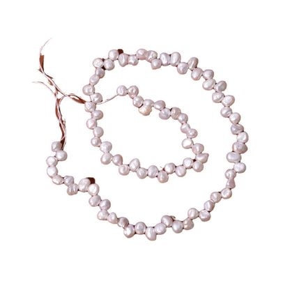 1089 Panax notoginseng natural freshwater pearl about 5-6mm baroque special-shaped pearl