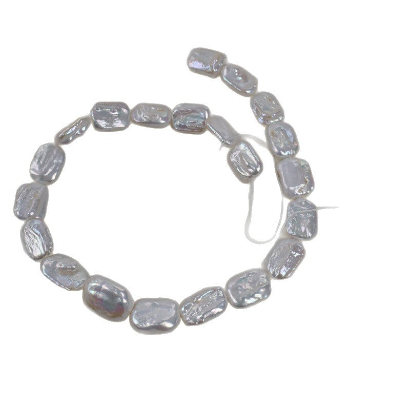 1073 Natural freshwater pearl cube loose beads 12-18mm