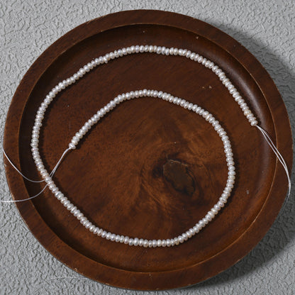 1213 2.5-3.5MM Small Flat Beads Natural Freshwater Flat Sheet Pearls DIY Handmade Accessories Accessories Semi-finished Materials