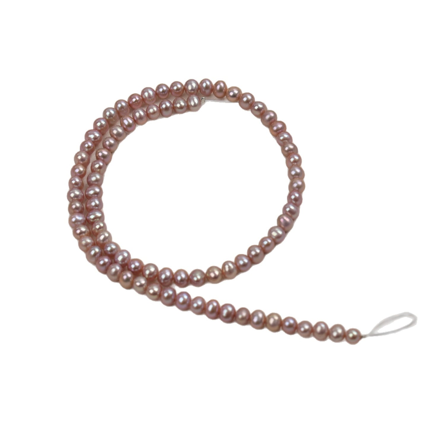 1136 Natural freshwater strong light egg round pearl 4-5mm