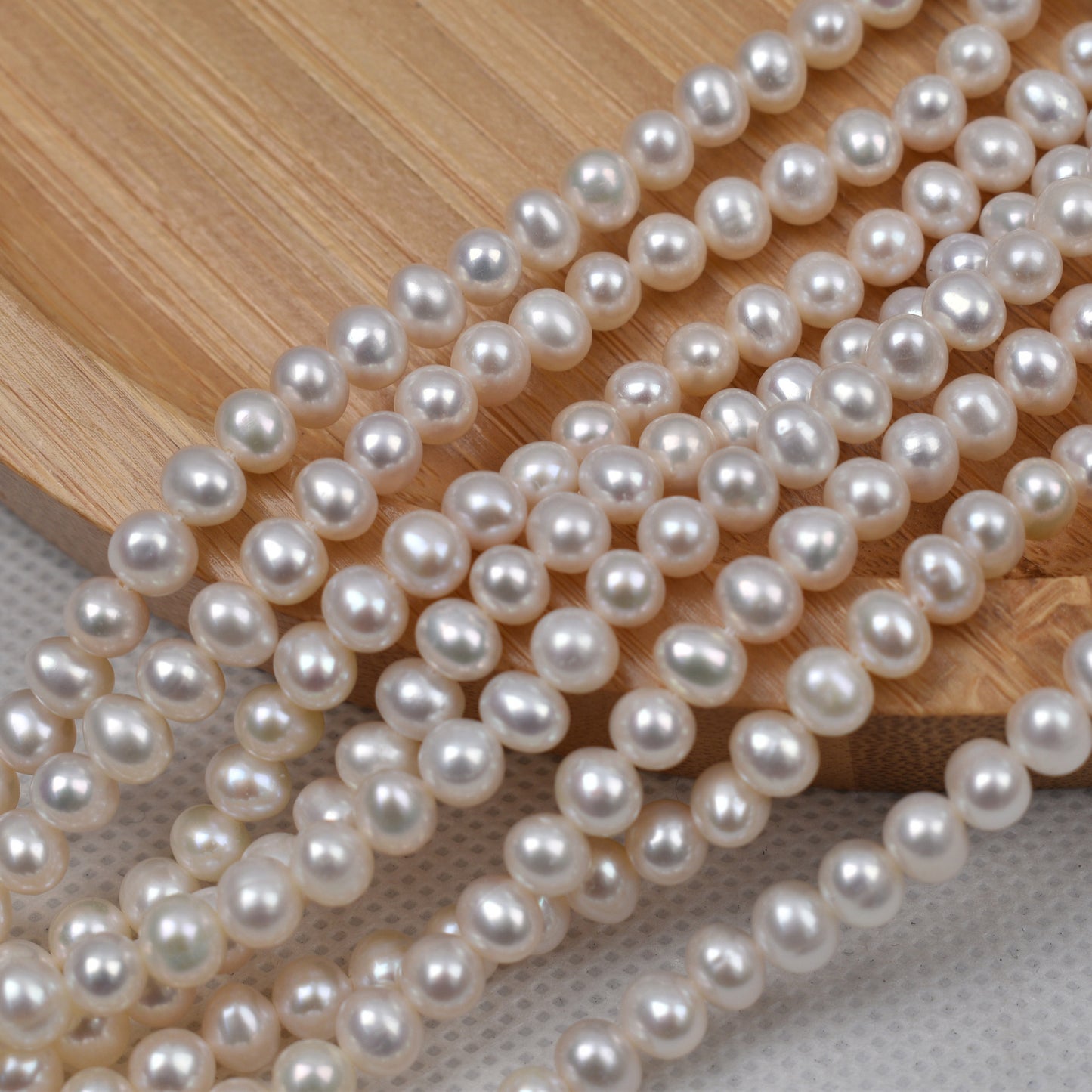 1196 Natural freshwater pearl loose beads 5-6mm pearl work in progress DIY jewelry necklace material