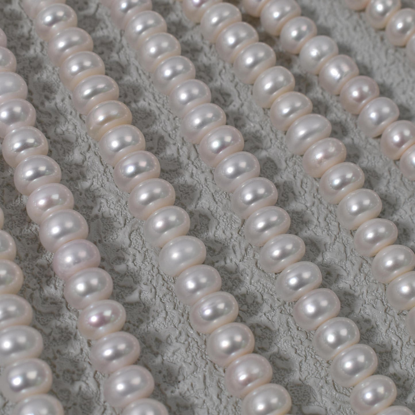 1245 9-10Mm flat beads work in progress DIY materials Natural freshwater pearls