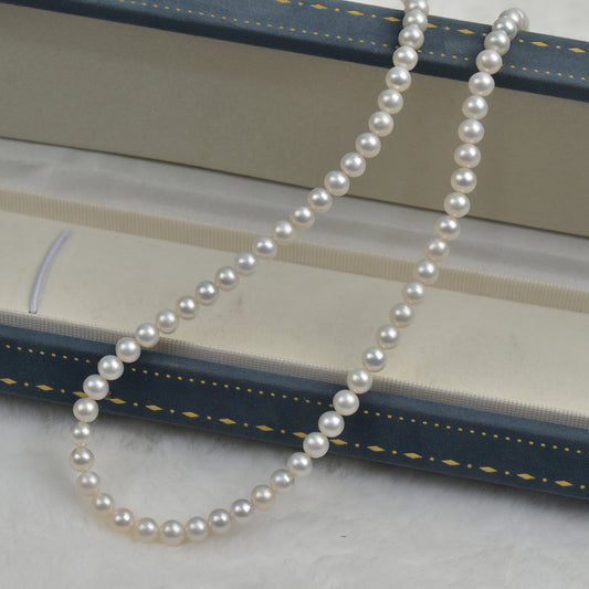 1146 5-6Mm natural freshwater pearl loose beads work in progress DIY