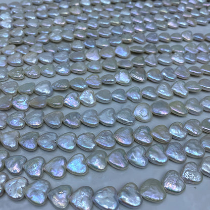 1075 Baroque special-shaped about 11-12mm love pearls, jewelry accessories