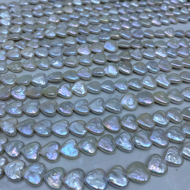 1075 Baroque special-shaped about 11-12mm love pearls, jewelry accessories