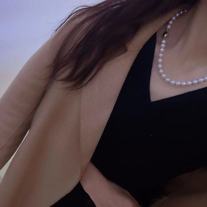 n freshwater ak pearl with core necklace