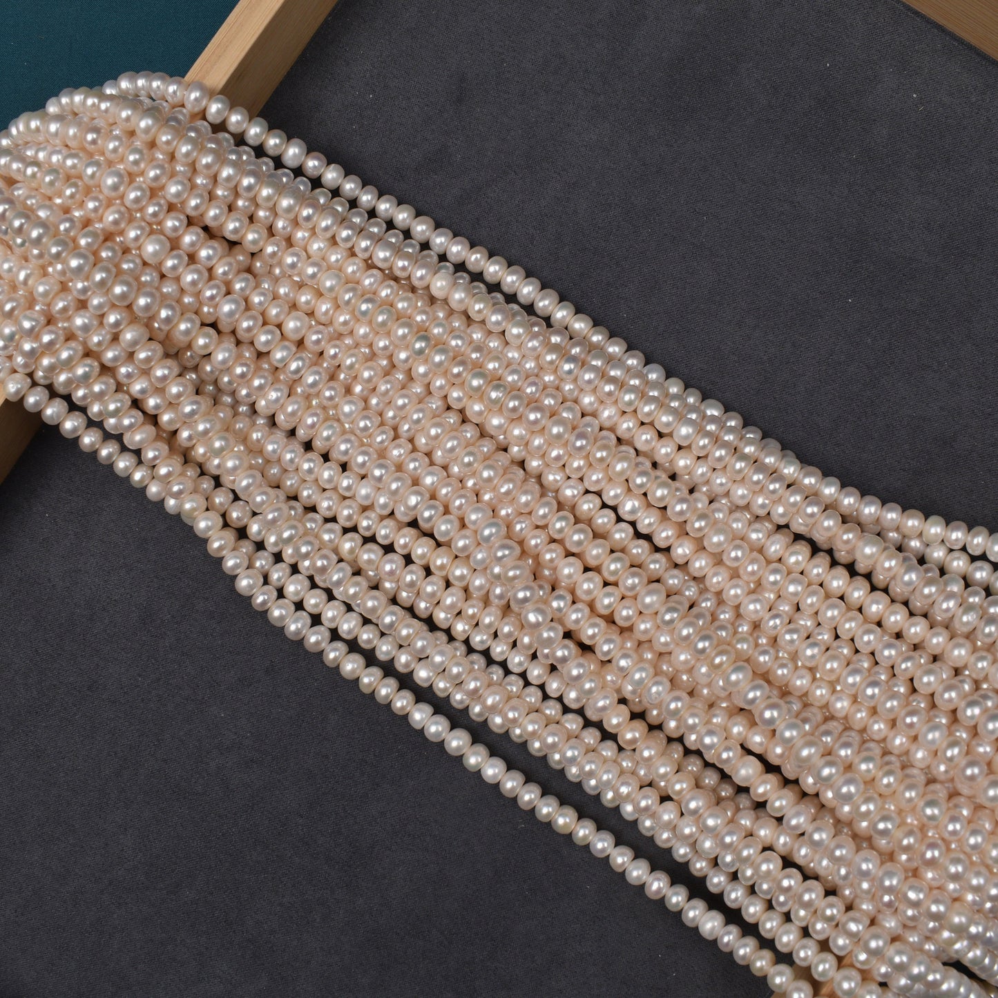 1208 6mm natural freshwater pearl loose beads work in progress handmade DIY accessories raw materials