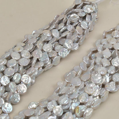 1079 Baroque Water Drop Pearl 14-15mm Button Pearl