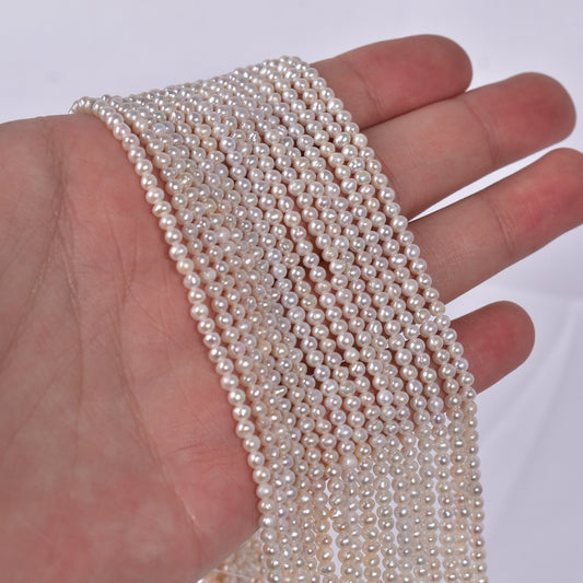 1124 2-3Mm Near Round Pearl Natural Freshwater pearl