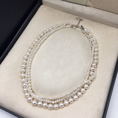 multi-layer TIAN Ran freshwater pearl necklace