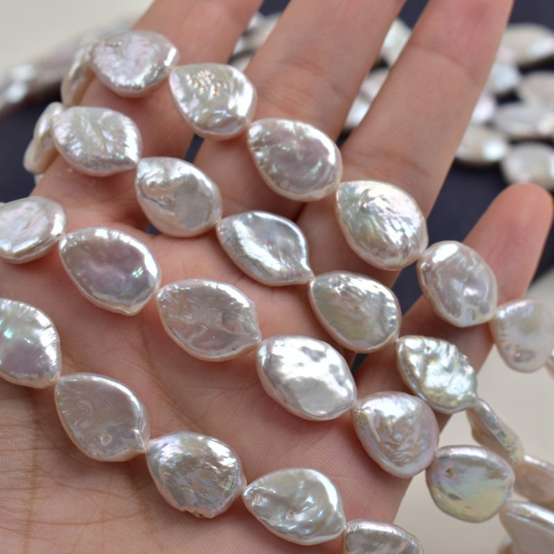 1096 baroque special-shaped water drop pearl strong light natural freshwater pearl work in progress diy