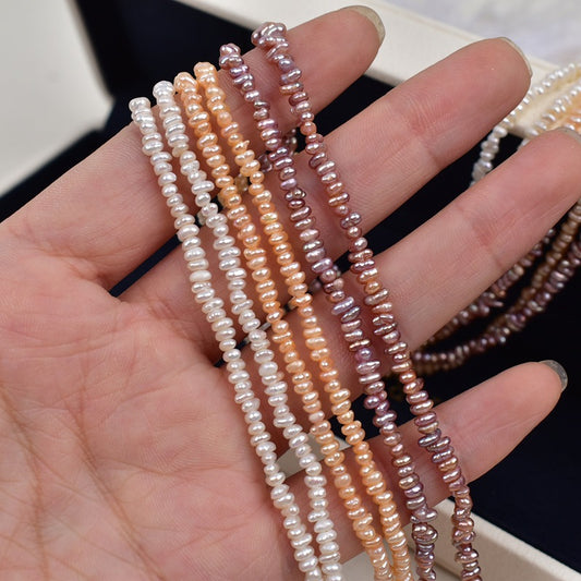 1242 40 cm long natural pearl loose beads 2-3mm