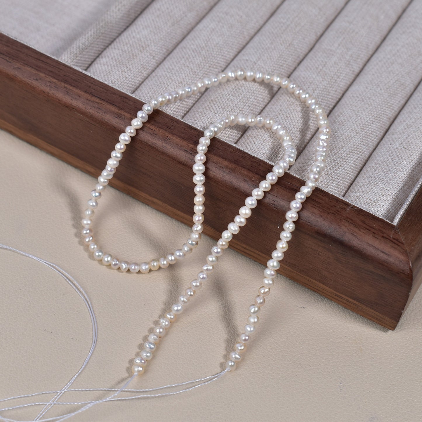 1124 2-3Mm Near Round Pearl Natural Freshwater pearl