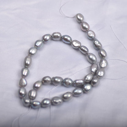 1325 Baroque, special-shaped 8-9mm gray small stone shape natural freshwater pearl DIY accessories
