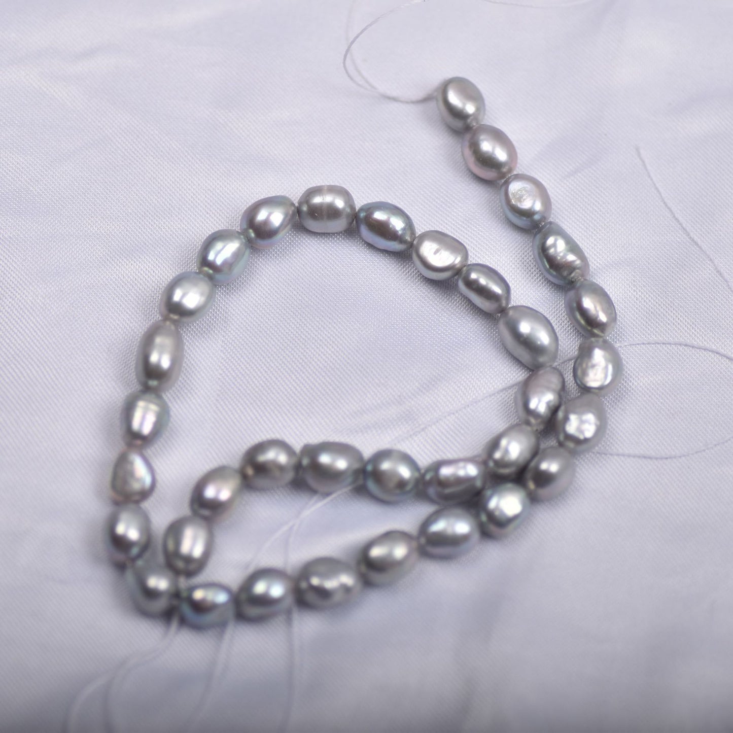 1325 Baroque, special-shaped 8-9mm gray small stone shape natural freshwater pearl DIY accessories