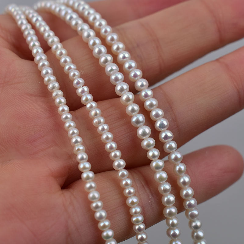 1236 Natural Freshwater Pearl 2-3mm Jewelry Loose Bead Accessories