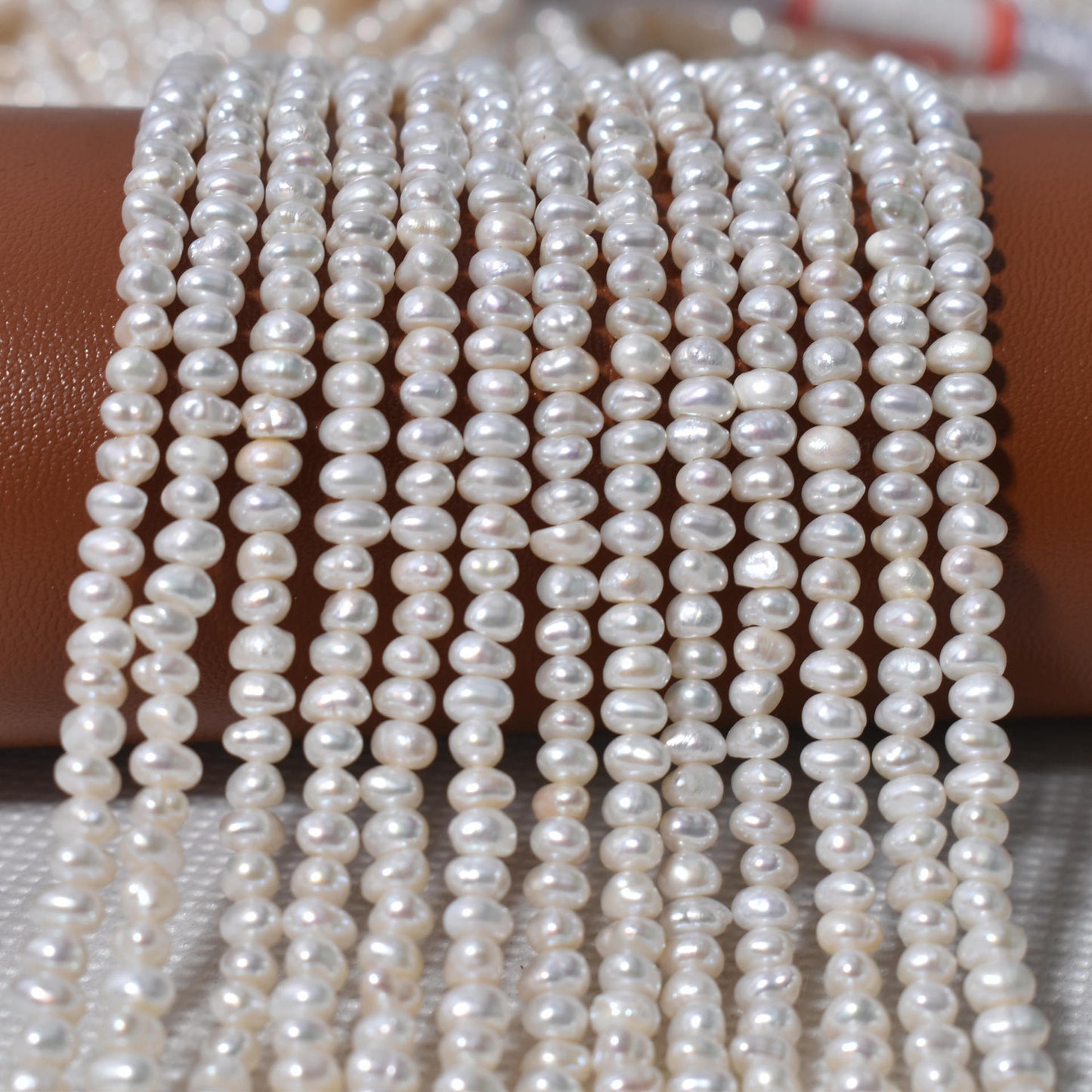 1211 flat sheet DIY handmade accessories natural freshwater pearl loose beads thick flat beads work in progress